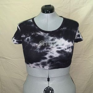 Small the dye bedazzled crop